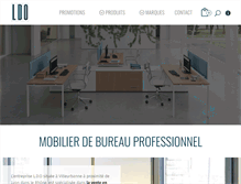 Tablet Screenshot of ldo-mobilier-bureau.com